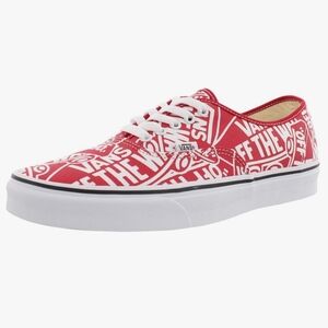 Vans Authentic OTW Repeat Red & White Low‑Top Sneakers W 9.5 / M 8